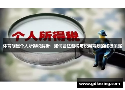 体育明星个人所得税解析:如何合法避税与税务筹划的终极策略 体育明星个人所得税解析:如何合法避税与税务筹划的终极策略