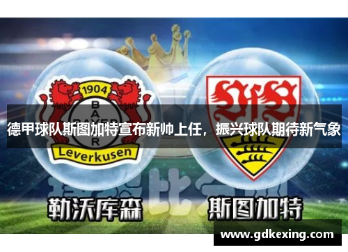 德甲球队斯图加特宣布新帅上任，振兴球队期待新气象